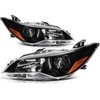 Headlight Assembly for Toyota Camry 2015-2017 Black Housing Amber Reflector