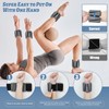 BECOJADDE Ankle Weights Set of 2 (2 lb Each) Adjustable