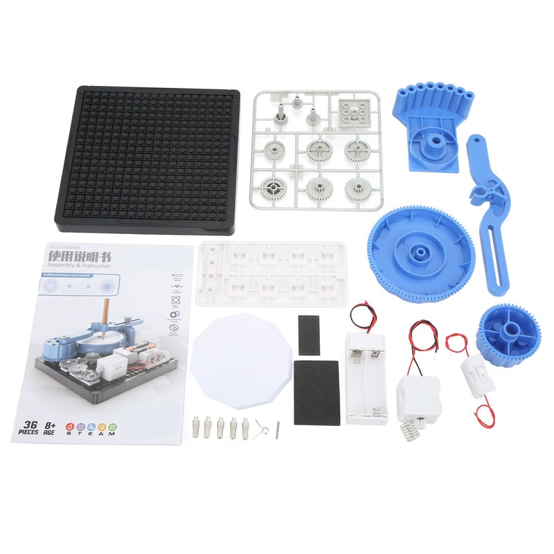 Circuit Mechanical Assembled Electric Plotter Funny Educational Interactive Science Physics