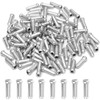 Tsathoggua 100 PCS Bike Brake Cable Ends - Durable Aluminum