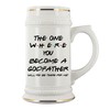 Godfather Proposal Beer Mug for Friend Brother The One Where