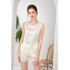 LEPTON 100% Mulberry Silk Pajama set- Tank and Shorts- Soft