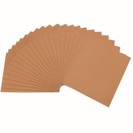 EVA Foam Sheets - Brown - Pack of 5, A4 Paper Size, Extra Large Sheet Size, 7.8 X 11.8 Inches, 1.5mm-2mm Thick, for Arts and Crafts, 5 Sheets, Easter Decor DIY Handwork, Craft School Projects, Kids