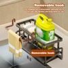 Sink Organiser with Brush Holder, Sponge Holder with Drip Tray,