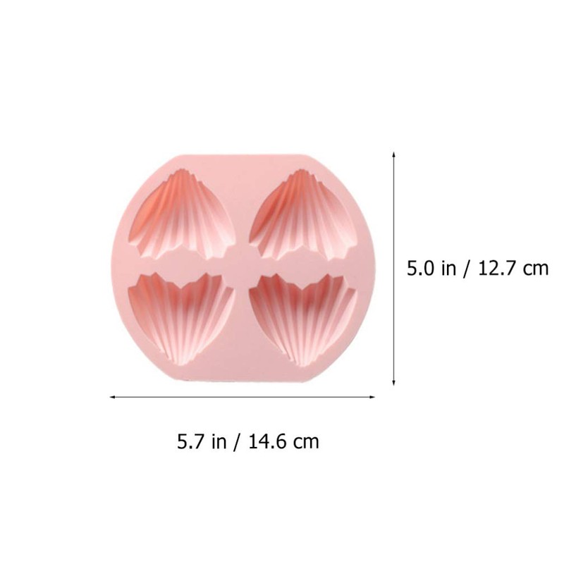 2 Pcs Nonstick Cupcake Baking Pan with 4 Cavity Design,