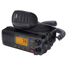 Uniden Uniden UM385BK 25 Watt Fixed Mount Marine VHF Radio, Waterproof, Noaa Weather Alert, All USA/Intl/Canadian Marine Channels