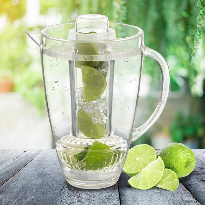 Eternal Living Fruit Infusion Flavor Pitcher | Acrylic Infusion Jug