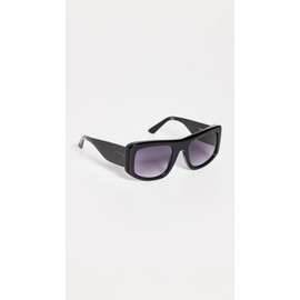 Quay Women's x Guizio Uniform Sunglasses, Black/Smoke, One Size