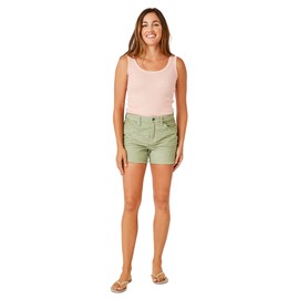 Carve Designs Women's Oahu Hi Rise 4" Short, Olive, 10