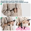 ACEIken Umbrella Reverse Close Folding Windproof Travel Umbrella - Compact