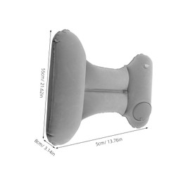 Sosoport Airplane Pillow Lumbar Support Inflatable Travel Pillow for Car Plane Camping Easy Inflate