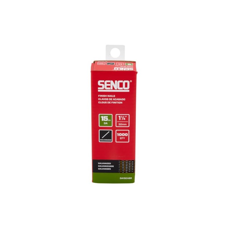 SENCO DA15EABR 34 Degree Collated Finish Nails, 15 Gauge, 1-1/4