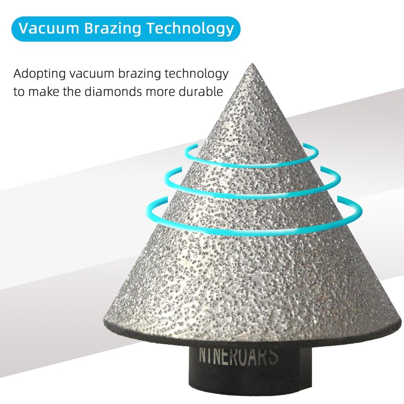 NINEROARS Diamond Beveling Chamfer Bits 2" (50mm) x M14 Thread