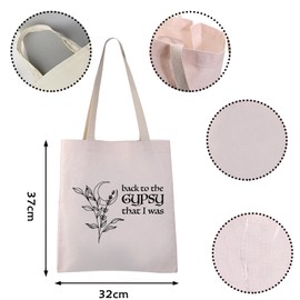 Singer Gift Back To The Gypsy That I Was Tote Bag Singer Tour Song Lyrics Gift Singer Merch Gift (the Gypsy tote CA)