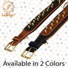 Genuine Leather Dog Collar by Leatherific, Premium Bridle Leather, Heavy