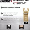Arrow OSCTILE-EK 5-Piece Oscillating Tool Blade Kit for Grout and