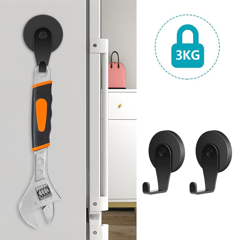 Magnetic Hooks, Super Strong Neodymium Magnets, Hooks, Neodymium Magnets, Rubber