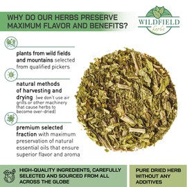 50 Bags Broadleaf Plantain Leaf Herb Tea (Plantago Majoris Folia) Plantain Leaf Tea - 50 Count 1.5 g Tea Bags