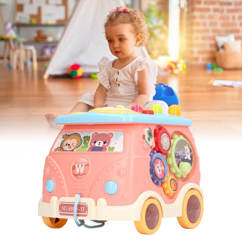 Bus Beat A Mole Toy Educational Sound Light Interactive Musical