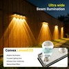 Solar Fence Lights Outdoor, 9 Modes ＆ 8 Fixed Colors