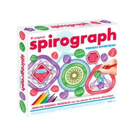 Party town Spirograph Fun Shapes | Felt Tip Pens for Children | Drawing Set | Craft Set for Girls of 8 Years | Crafts for Children | Children from 8 Years
