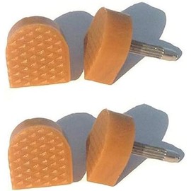 6Pairs U Shaped High Heel Tips Shoes Replacement Kit Non-Slip Shoes Repair Taps Cap Women Lady Girls High Heel Cap Protectors Non-Slip Durable Reduce Noise(Yellow)