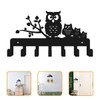 ABOOFAN Owl Design Heavy Duty Wall Mounted Coat Rack with