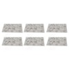 6pcs Clear Stamps Innovative Decorative Flower TPR Clear Stamps for