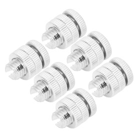 100PCS Electric Fence Connector Aluminium Alloy 0.8cm Thread Fence Wire Slotted for Outdoor