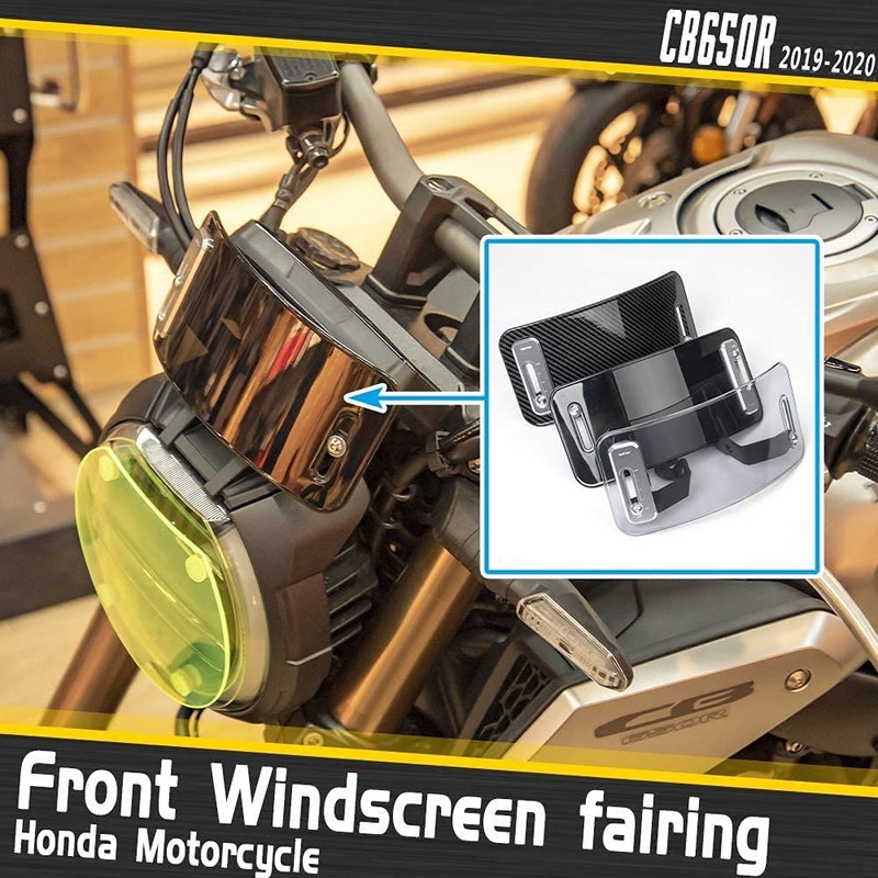 Lorababer Windshields Wind Deflector Motorcycle Windshield WindScreen Front Screen Compatible
