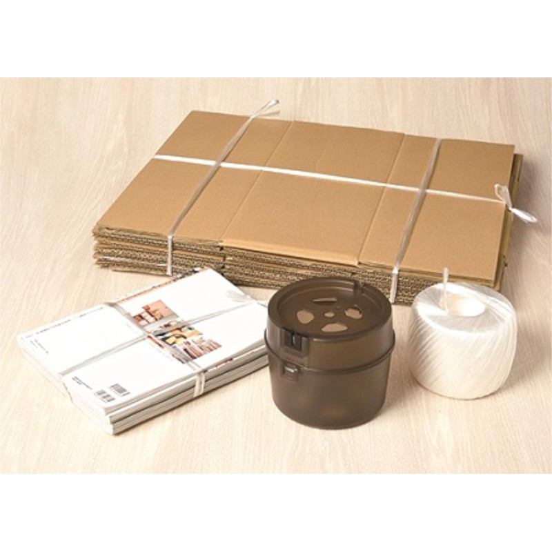 Sato Packing Cord, Vinyl Cord, Length 300m, Cutter, Cord Stopper