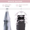 IEOKE Velvet Hangers, 50 Pack No Shoulder Bumps Ultra Thin