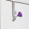 Premier Housewares 509777 Diamante Over Door Hook - Purple H12