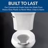 CHURCH 295SSCT Commercial Open Front Plastic Toilet Seat, Heavy Duty