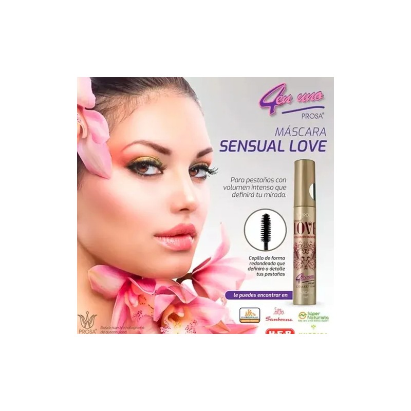 Rimel Mascara Pestañas Love Prosa 4 En 1