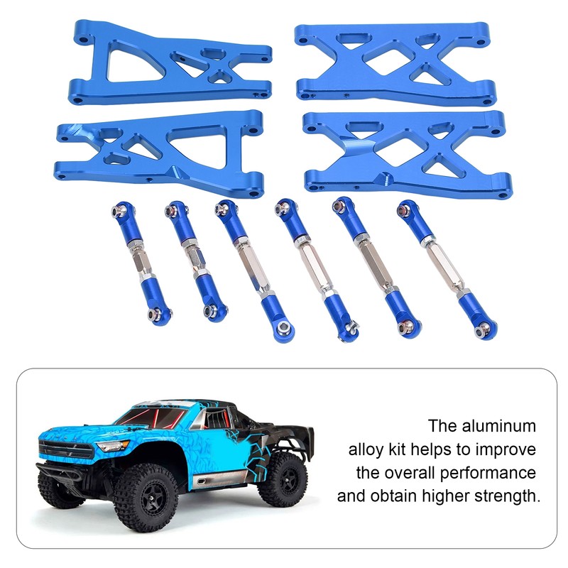 RC Aluminum Front Rear Suspension Arms and Pull Rod Steering