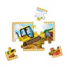 Melissa & Doug Construction Vehicles 4-in-1 Wooden Jigsaw Puzzles in