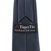 TigerTie Plain Children's Tie Pre-Tied with Elastic Band, charcoal