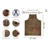 One Size Fits Utility Apron | Adjustable Cross-Back Straps |