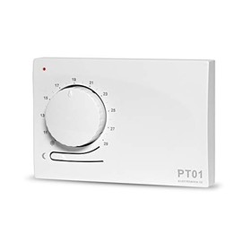 EOB Room Thermostat with Automatic Night Lowering PT01 White