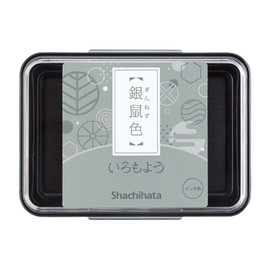 Shachihata HAC-1-GR Iromoyo Ink Pad, Ginnezu-Iro (Gray)
