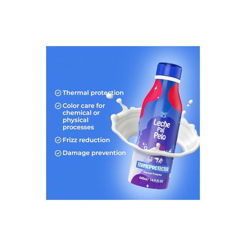 Leche Pal Pelo - Colored Hair; Thermal Protectant Treatment with