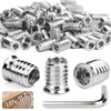 SWTYExt Pack of 60 Screw-in Nuts M8 x 20 mm