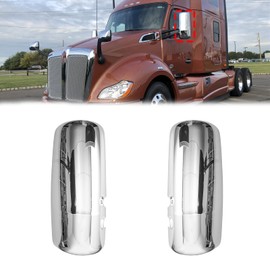 Chrome Door Mirror Covers For Kenworth T680 T880 W990 Series Truck,For Kenworth T680 T880 Mirror Cover Driver and Passenger side