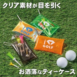 Daiya Golf AS-4006 90 Clear Tea Case, Black, Golf, Accessory Case, Round Accessories, Round Items, Comes with Karanavi Tea Holder