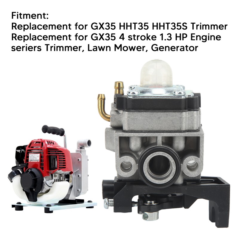 Carburetor Kit 16100 Z0Z 034 Replacement for GX35 HHT35 HHT35S