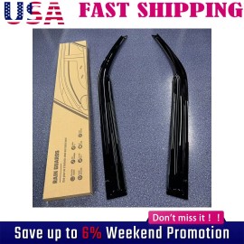 GEARZAAR For 2011-2016 Scion TC Coupe 2-Door JDM Window Visors Vent Rain Guards Deflector