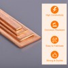 sourcing map 2 Pcs Copper Flat Bar, 1/16" x 3/16"