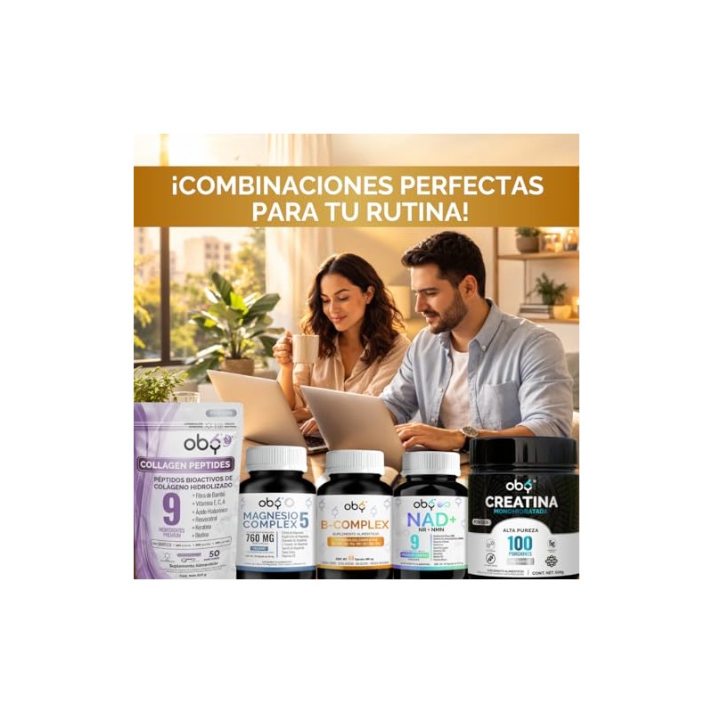Oby Complejo B Completo | Vitamina B12, B1, B2, B3,