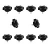 JJWNMLL Pack of 10 Clamping Screws Handle Star Screws M6